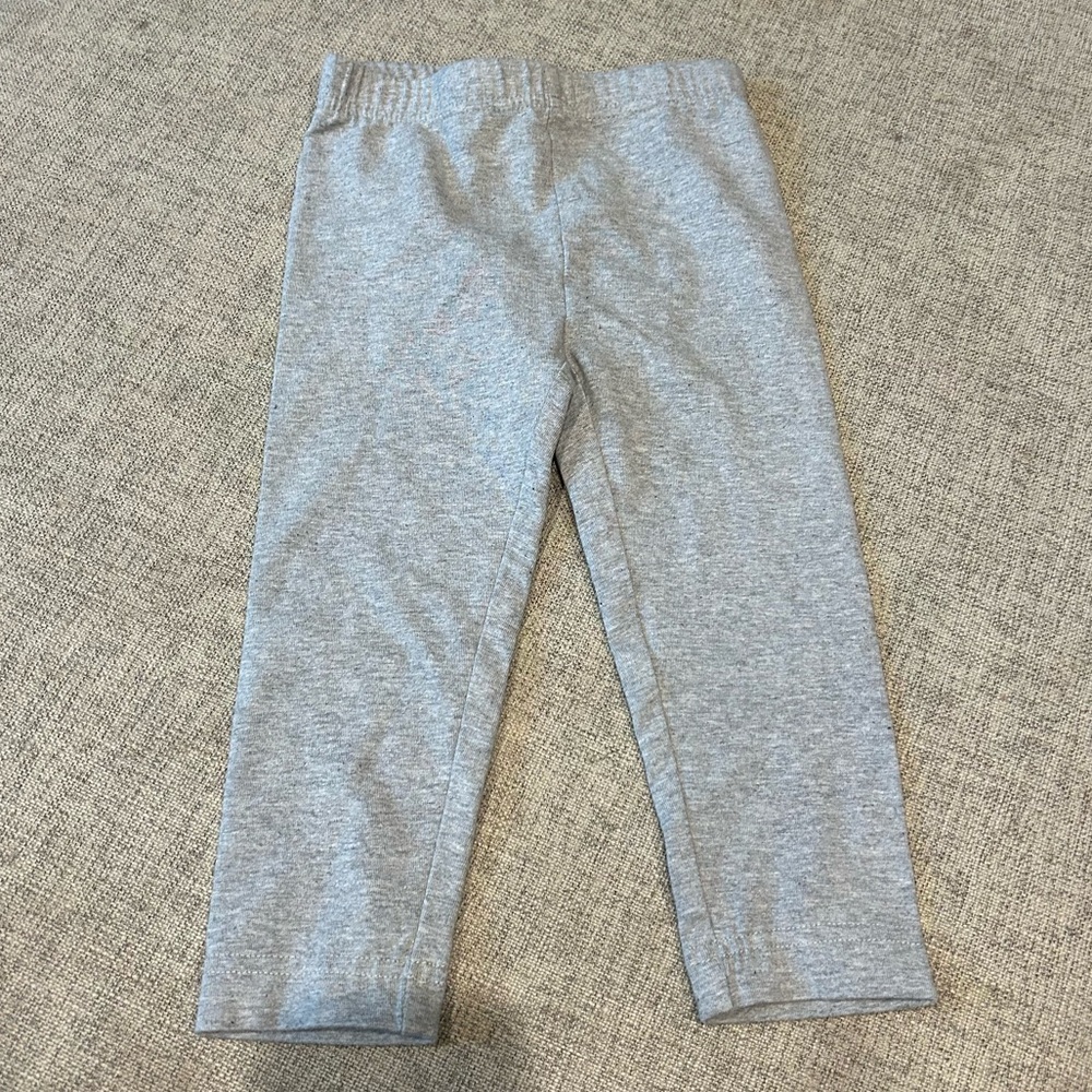Never worn Hanna Andersson toddler leggings, gray size 2T